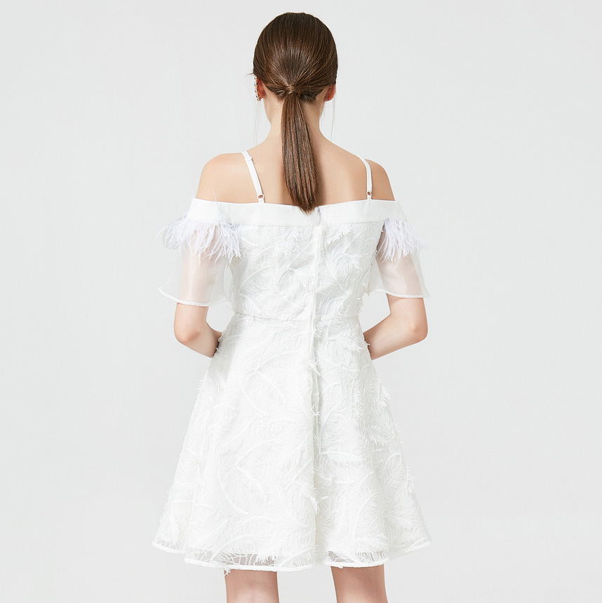 Dongfan-Professional Condole Belt White Women Dress Supplier-1