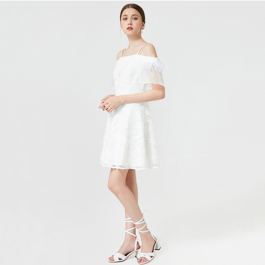 Dongfan-Professional Condole Belt White Women Dress Supplier-3