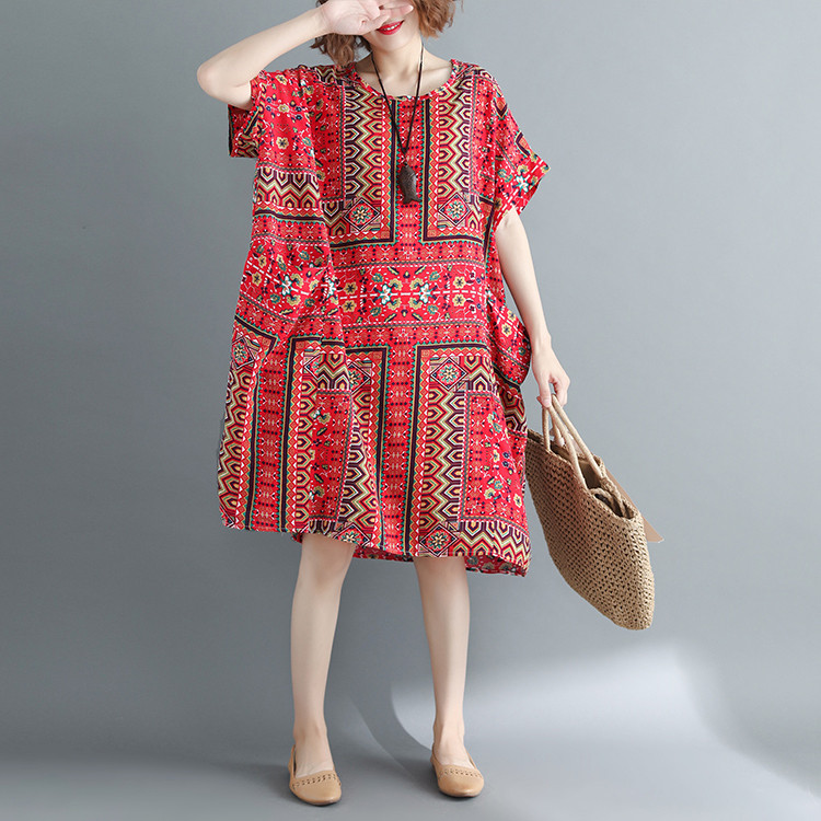 Dongfan-Loose Dress New Arrive With A Pocket | Beautiful Summer Dresses