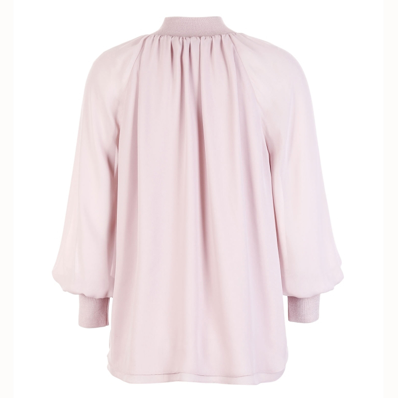 Dongfan-Bubble Sleeve Tops Wholesale - Ladies Long Sleeve Blouses-2