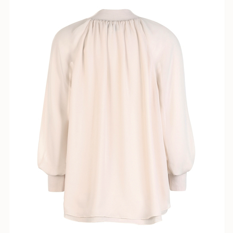 Dongfan-Bubble Sleeve Tops Wholesale - Ladies Long Sleeve Blouses-10